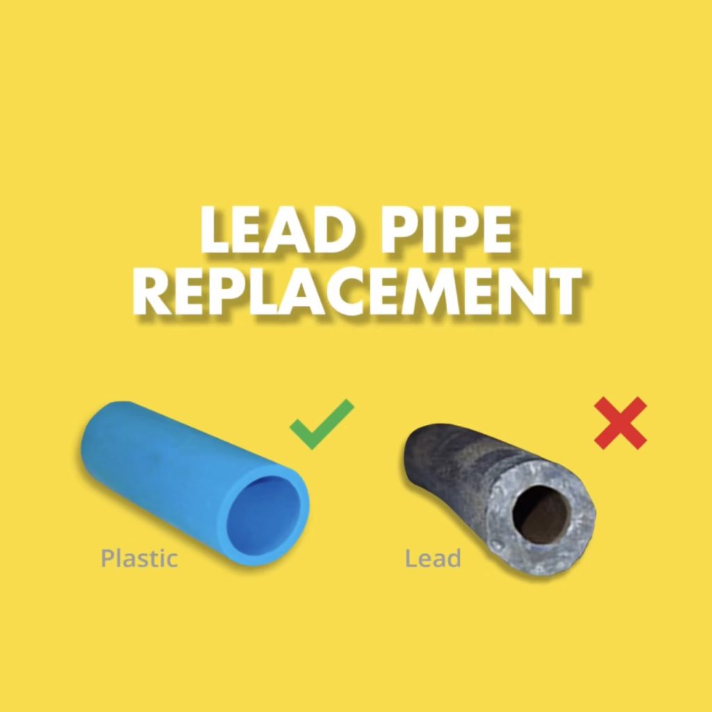 Lead pipe replacement work by DL Gas & Maintenance in East London